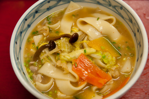 プリもち！大分名物団子汁の手延べ団子