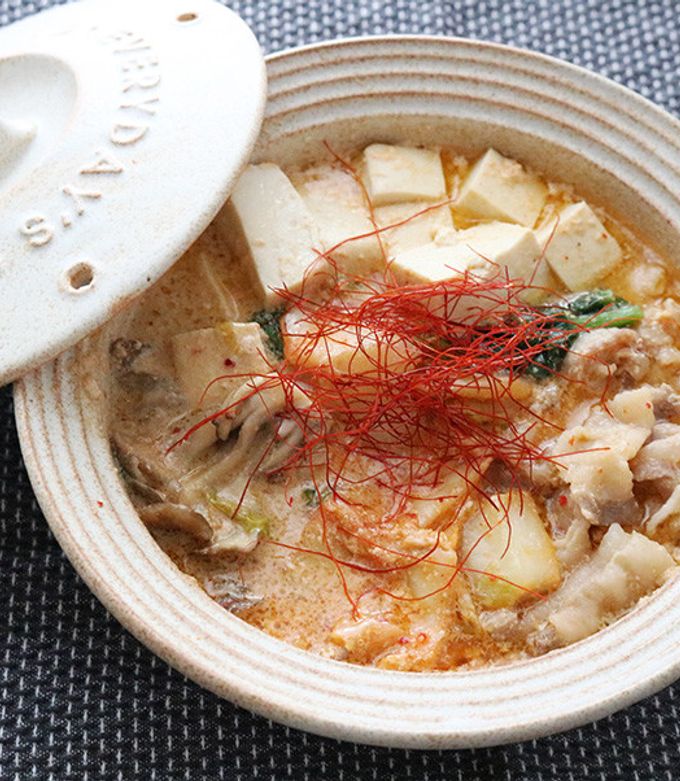 チゲ味噌鍋 レンジアップ