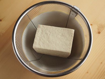 豆腐の水切り