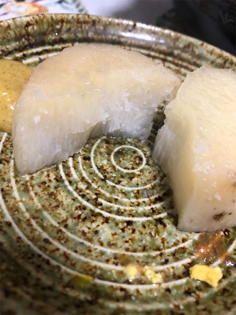 里芋と山芋のおでん – ひよこ食堂