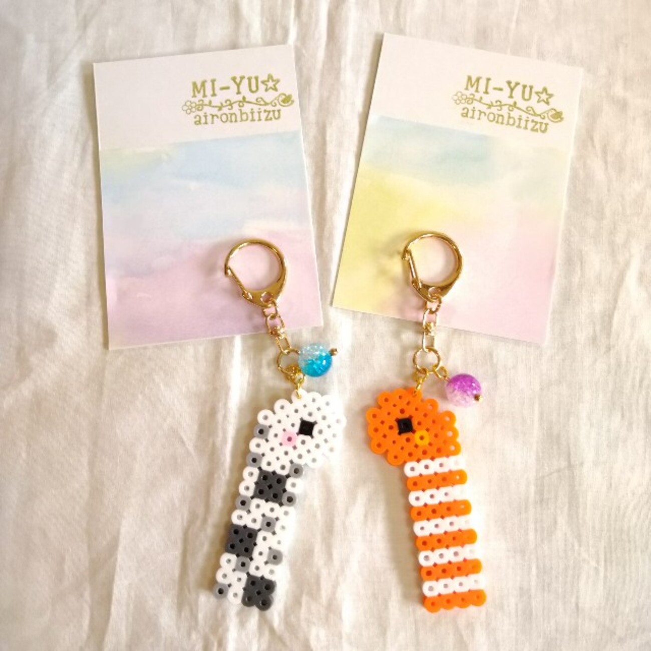 アイロンビーズ図案 スカイ クリームソーダ - MI-YU☆のアイロンビーズアトリエ~perlerbeads design~