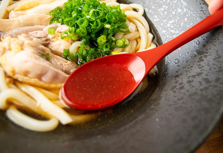 普通の冷たい✿かけうどん❤