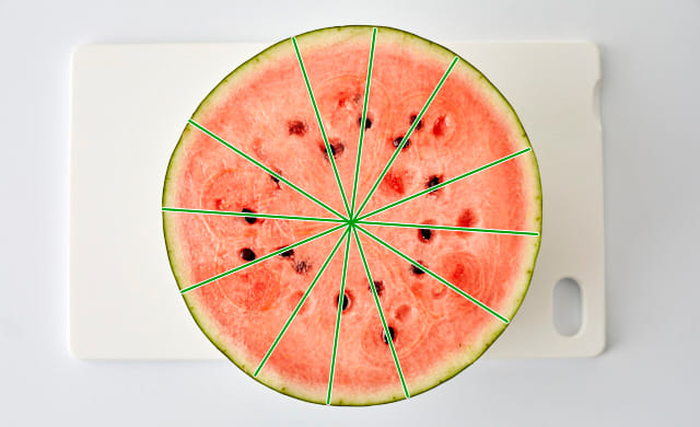 スイカの美味しい切り方 by ukulele大好きクックパッド簡単おいしいみんなのレシピが392万品