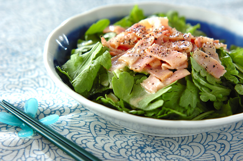 柿と金沢春菊の春巻き 美味しいレシピ 加賀野菜金沢市農産物ブランド協会