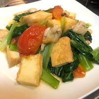 小松菜と油揚げの煮浸し