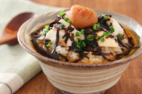 朝ご飯に！かきたまあんかけスープ豆腐