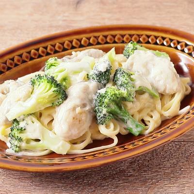 ワンパンで!牡蠣とほうれん草のクリームパスタ