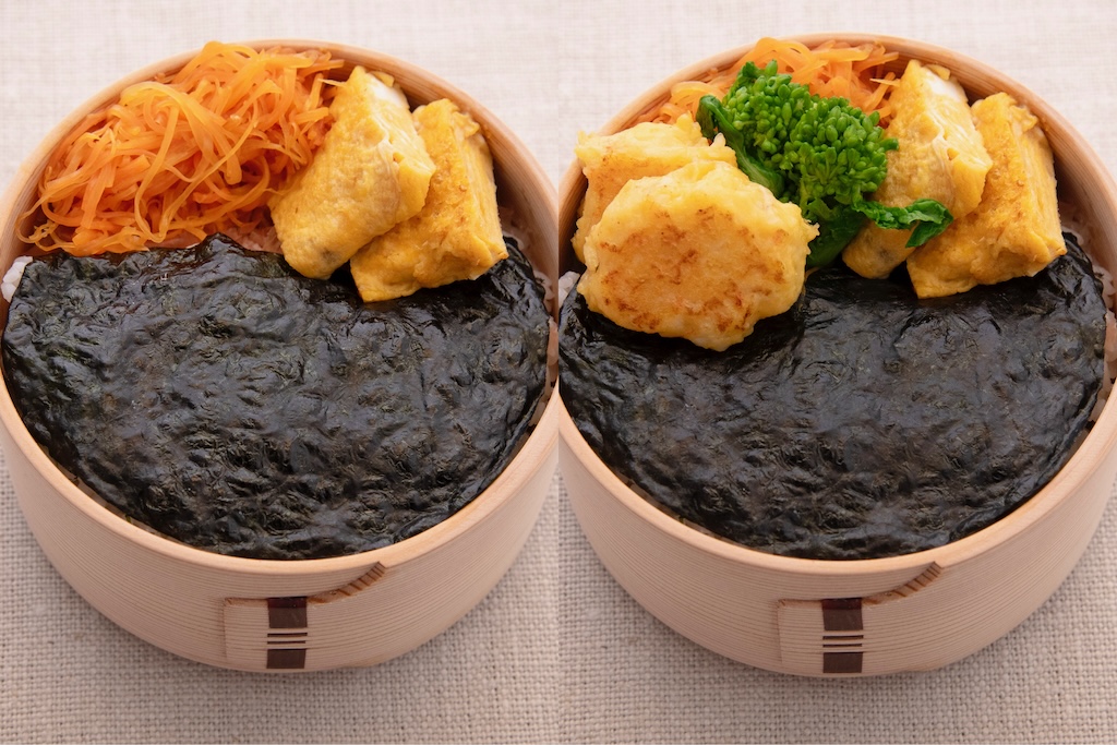 のり弁基本レシピ曲げわっぱ弁当の詰め方コツおしゃれ