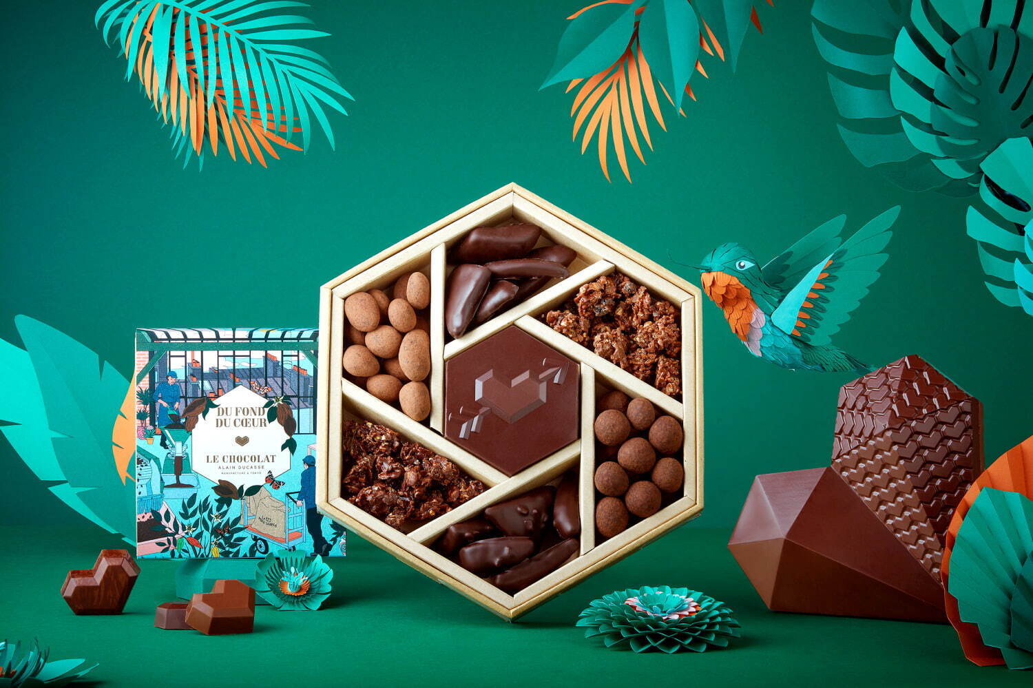 博多阪急の「バレンタインフェスタ2025」で、「ル・ショコラ・アラン・デュカス」の「ソフトクリーム・ショコラ・ヘーゼルナッツ」 博多阪急限定 を。2 14までの期間限定販売です