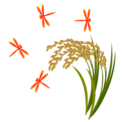 お米と桝のイラスト：イラスト無料