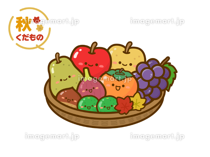 かわいい果物イラストPremiumベクトル素材