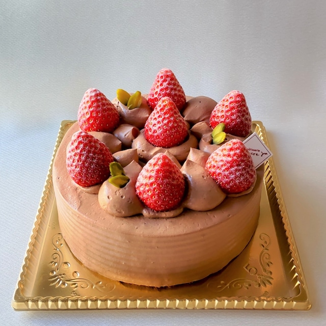 ダブルタワーショートケーキ 8号24cm＋4号12cm☆ double-tower CAKE EXPRESSCake.jp