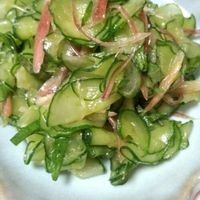 みょうがと大根、きゅうりのさっぱりサラダ