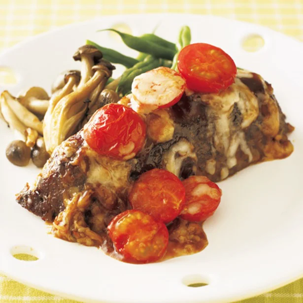 ハンバーグステーキ フレッシュトマトソース