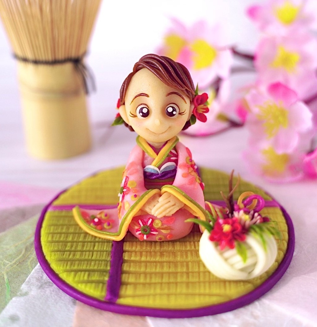 ウェディングケーキ用マジパン人形の作り方