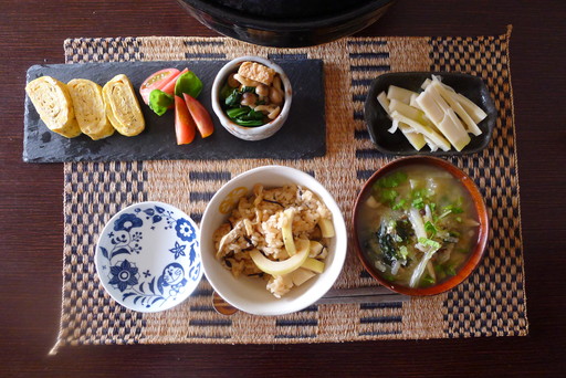 旬の味覚！牛肉入り真竹 まだけ のたけのこの炊き込みご飯 - 50代からの心地よい暮らし