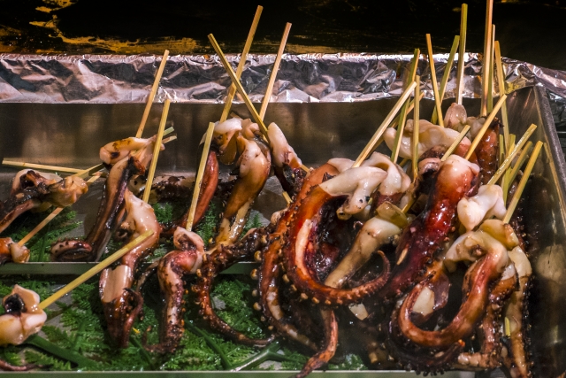 いか焼き屋台イラスト無料イラスト・フリー素材なら「イラストAC」