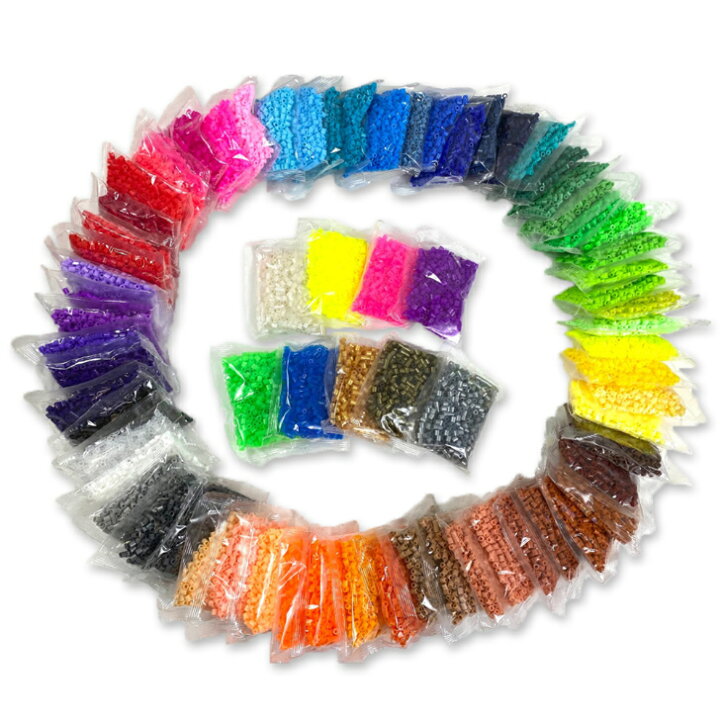 アイロンビーズ☆タピオカのイヤリング