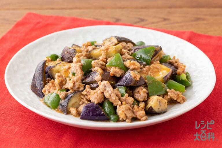 すぐできる簡単ボリューム主菜！ なすとひき肉の甘辛炒め