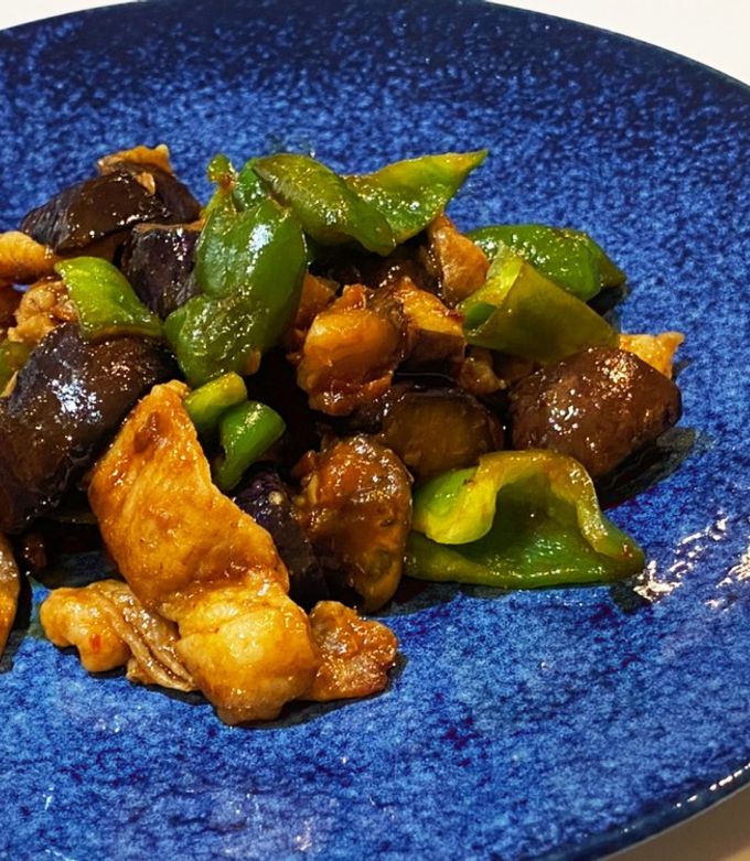 なすの辛味噌炒め弁当 ＠キッチン オリジン - 調布深大寺 かわせみだるま