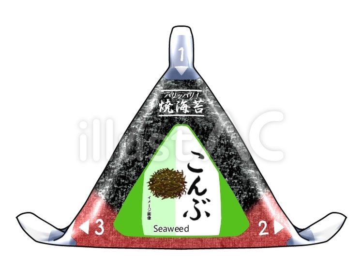 コンビニのおにぎり」のイラスト素材・ベクター画像 - イメージマートimagemart