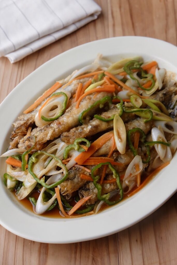 揚げずに簡単ヘルシー!ししゃもの南蛮漬け