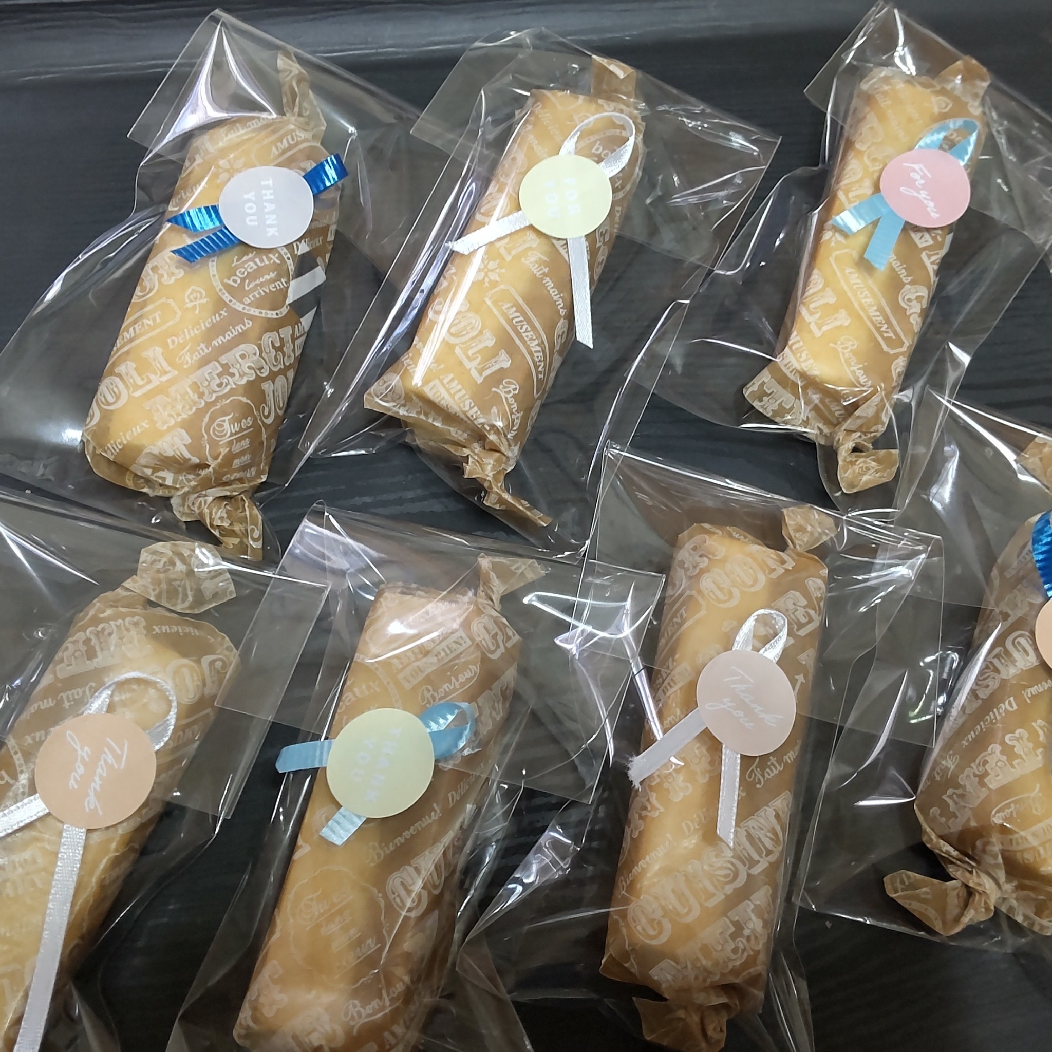 個包装のガトーショコラのラッピングラッピングcotta＊コッタ