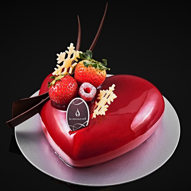 J0012 26cm 特注ハート型シュス木苺レアチーズケーキ - 長野県長野市ふるさとチョイス - ふるさと納税サイト