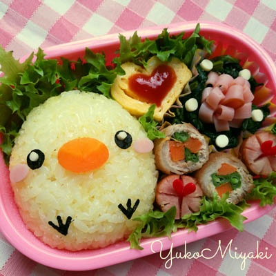 超簡単! にわとりピヨピヨおいなりさん弁当 お手軽キャラ弁子供大喜び!- YouTube