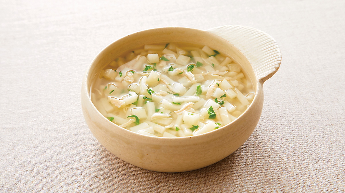 袋に入れて作る！簡単「自家製手打ちうどん」&茹でた鶏ささみを活用「鶏のみぞれ煮うどん」作り方・レシピ。 - こにはめも