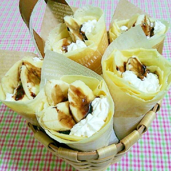 チョコバナナ♡ミルクレープ - ひだまり Cooking