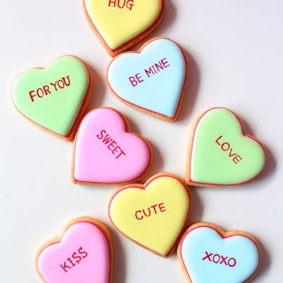 ハートのボックスアイシングクッキ