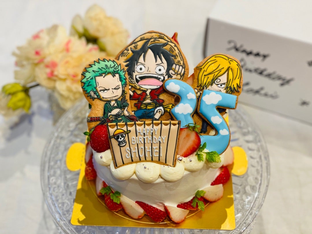 ワンピース ルフィの誕生日ケーキあかはげ SWEET MUFFIN SHOP