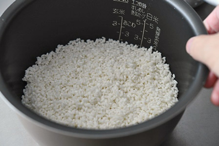 もち米の炊き方クラシル