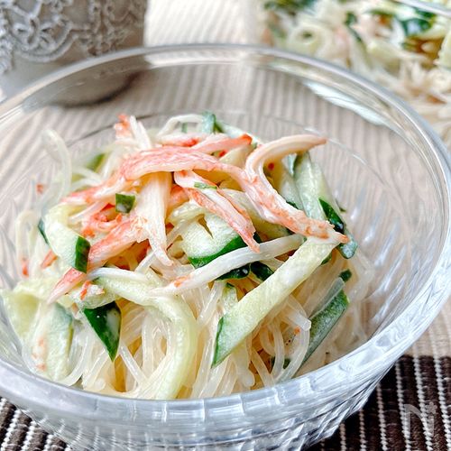ポン酢マヨで♪中華風春雨サラダ レシピ・作り方 by kuro_24 - 楽天レシピ