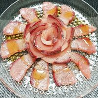 手作りドレッシング♡はまちのカルパッチョ