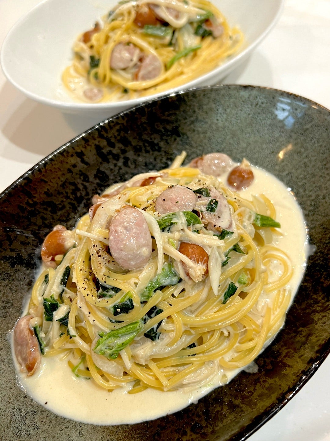 濃厚クリーミー!ワンパンクリームパスタ!HARUオフィシャルブログ「-SMILE-」Powered by Ameba