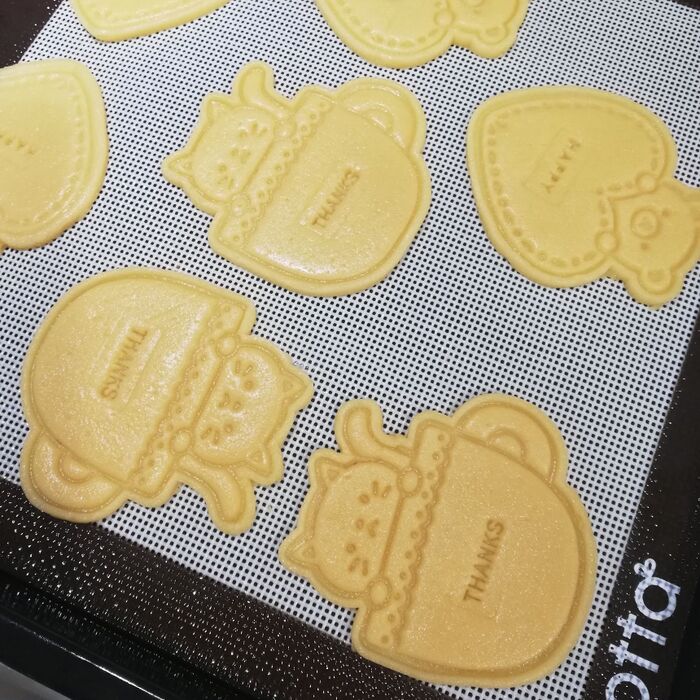 型抜きクッキー・スタンプクッキーレシピ くっきり綺麗に作るコツ : ♡ミミちゃんの台所日記♡