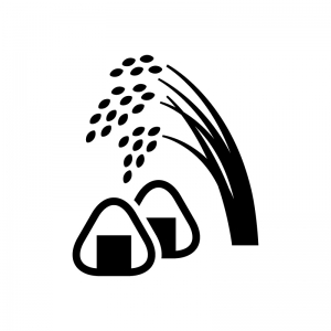 お米関連の手描き筆書きイラスト文字素材セット170051114 毎月1点無料 フリー のストックフォト イメージマート