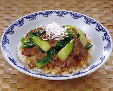 ささっと満腹！青梗菜のオイスター炒め丼