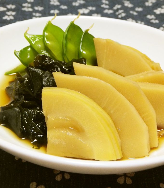 さやえんどうと油揚げの煮物