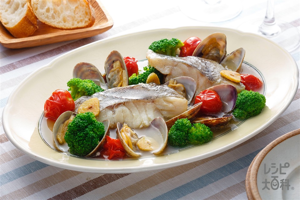 レンジで簡単アクアパッツァ料理