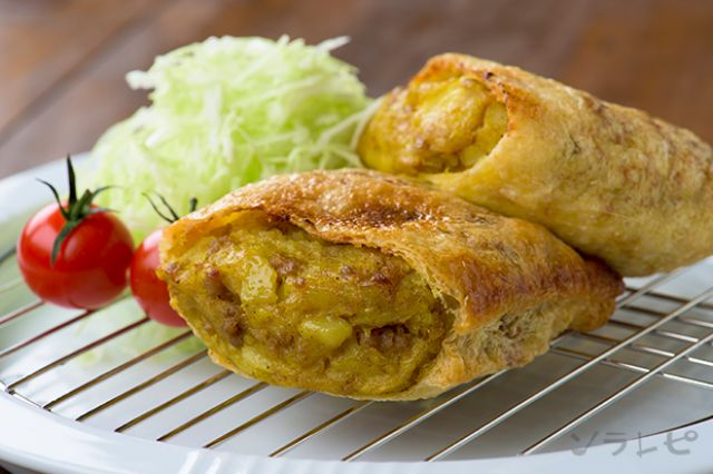 揚げないカレーコロッケ