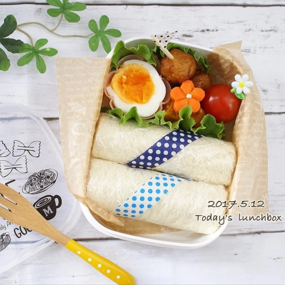 カラフルサンドイッチ弁当子育て支援サイトかんぽ生命保険