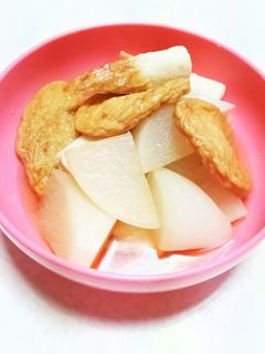 大根とにんじんとさつま揚げのきんぴら