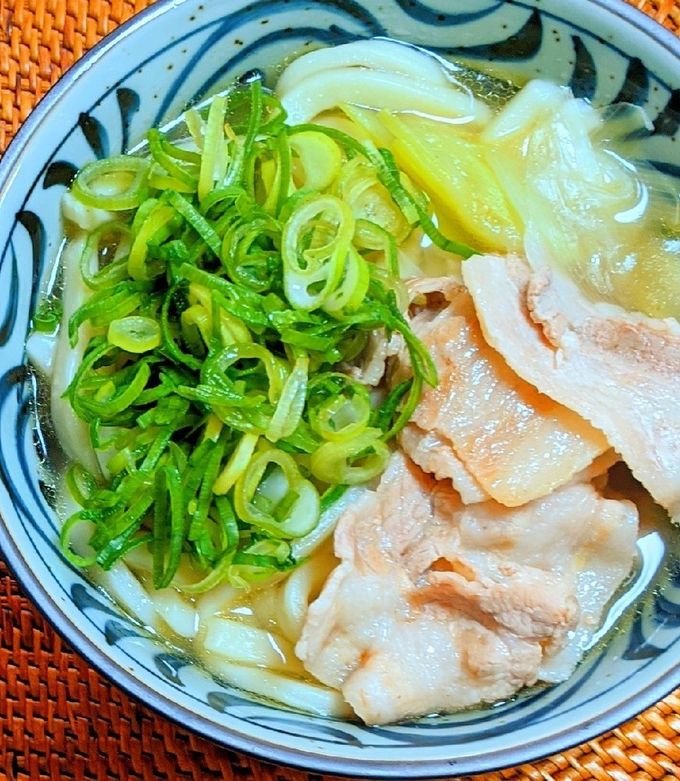 きつね？たぬき？冷やしうどん柚子胡椒風味