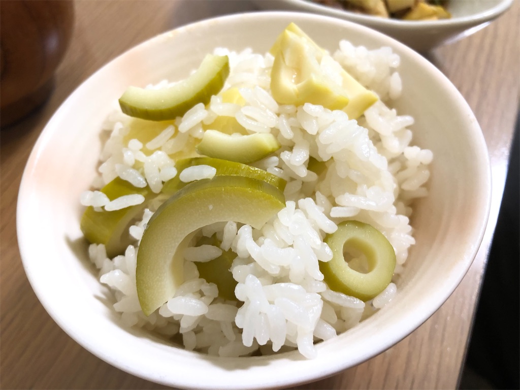 たけのこの炊き込みご飯