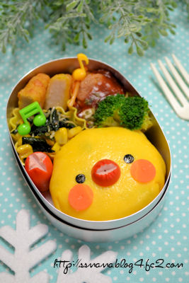 ひよこのキャラ弁 写真素材3365643- フォトライブラリ