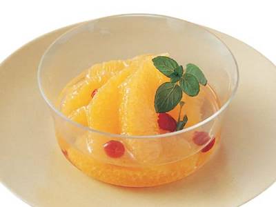 オレンジの皮のシロップ煮