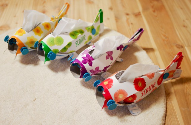 ティッシュの空き箱をリメイク！便利な小物入れに変身！マステの収納にも - 毎日が新しい日！新しいチャンス